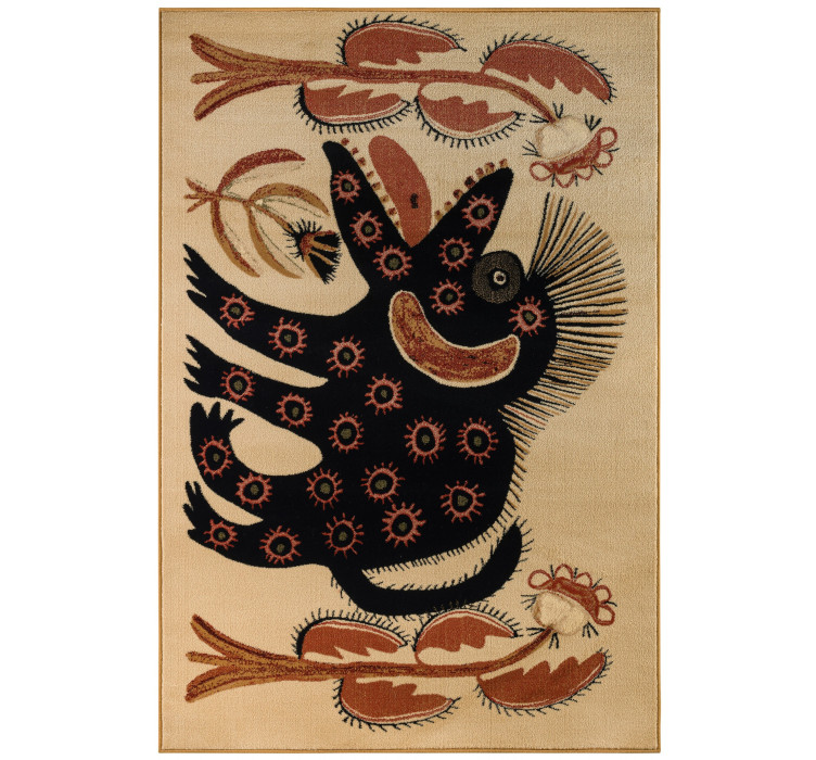 Килим «Чорний звір» (Марія Примаченко, 1936 р.)1